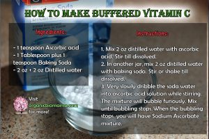 how to make buffered vitamin c - how to make sodium ascorbate