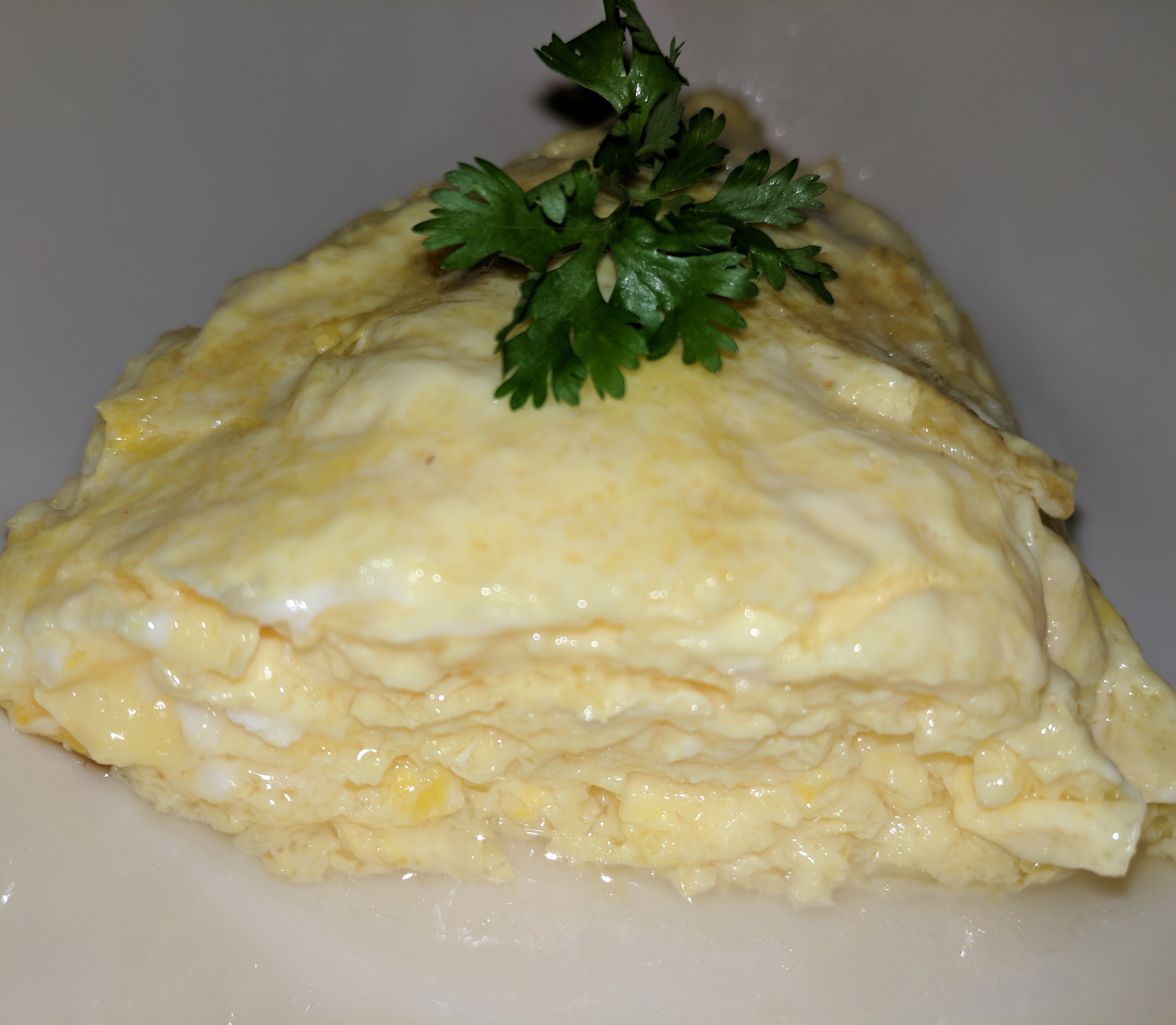 soft eggs omelet