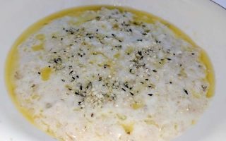 healthy soaked oatmeal porridge