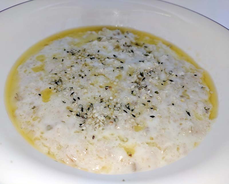healthy soaked oatmeal porridge