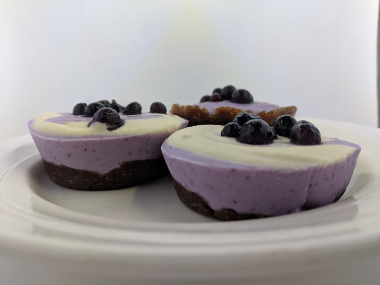 Raw Vegan Cheesecake Cupcakes (No bake, Grainfree, Sugarfree, Gluten