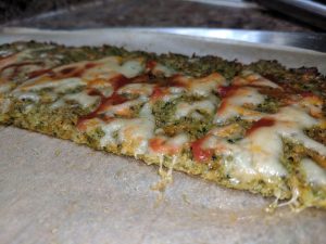 healthy baked broccoli cheesy bread recipe - baked broccoli cheese bread
