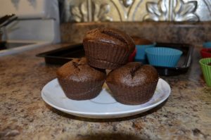 healthy chocolate banana muffins - organicbiomama