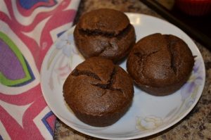 chocolate banana muffins - organicbiomama
