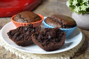 Chocolate Almond Flour Protein Muffins (gluten-free)